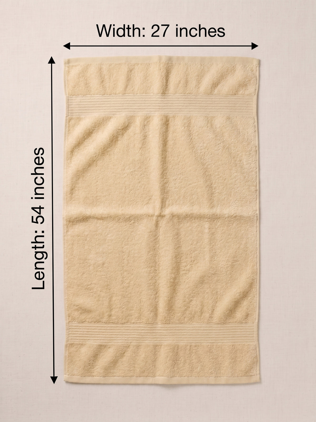 Premium Bath Towel Large Size 27×54 Inches | Soft & Absorbent