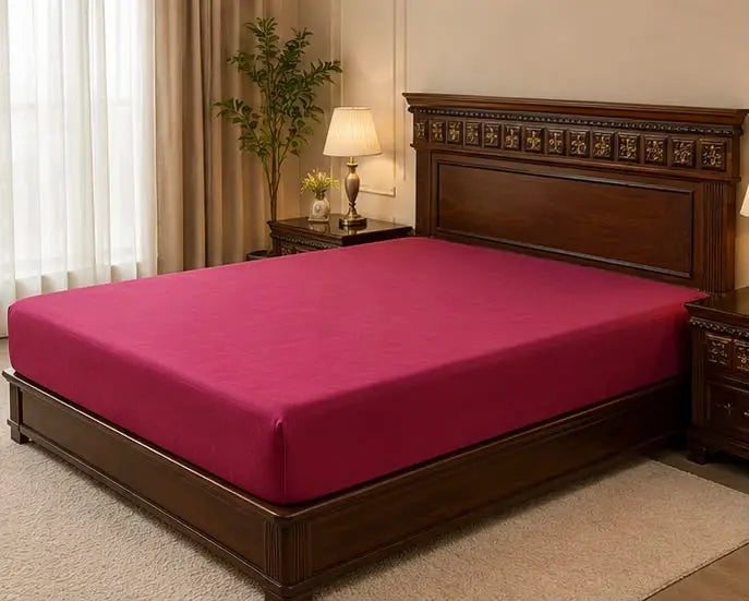 Dry Home Waterproof Fitted Mattress Protector – Breathable & Dust Mite Proof DRY HOME