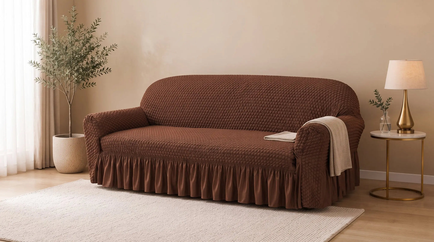 Turkish Style Bubble Sofa Cover – Stretchable Elastic Fit DRY HOME