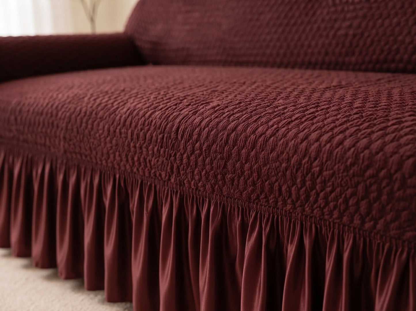 Turkish Style Bubble Sofa Cover – Stretchable Elastic Fit DRY HOME