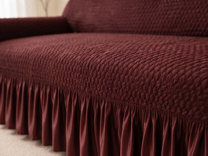 Turkish Style Bubble Sofa Cover – Stretchable Elastic Fit DRY HOME