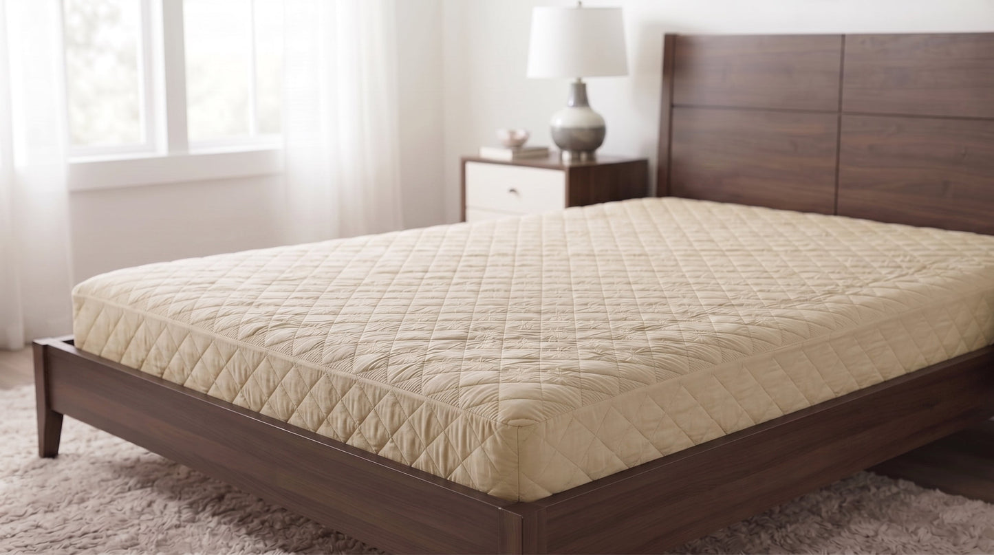 Waterproof Quilted Mattress Protector – Soft Breathable Elastic Fitted DRY HOME