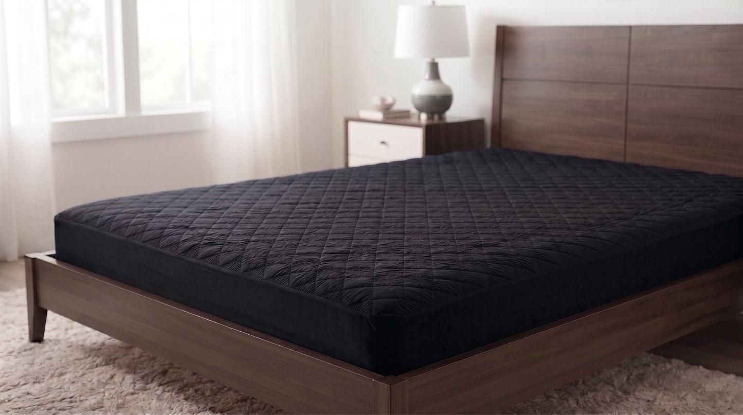 Waterproof Quilted Mattress Protector – Soft Breathable Elastic Fitted DRY HOME