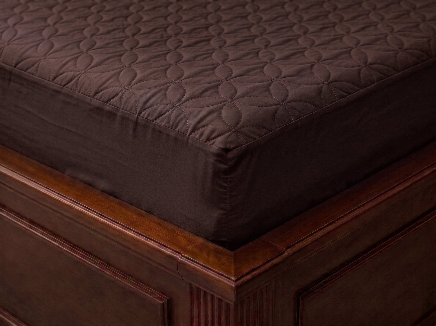 Waterproof Quilted Mattress Protector – Soft Breathable Elastic Fitted DRY HOME