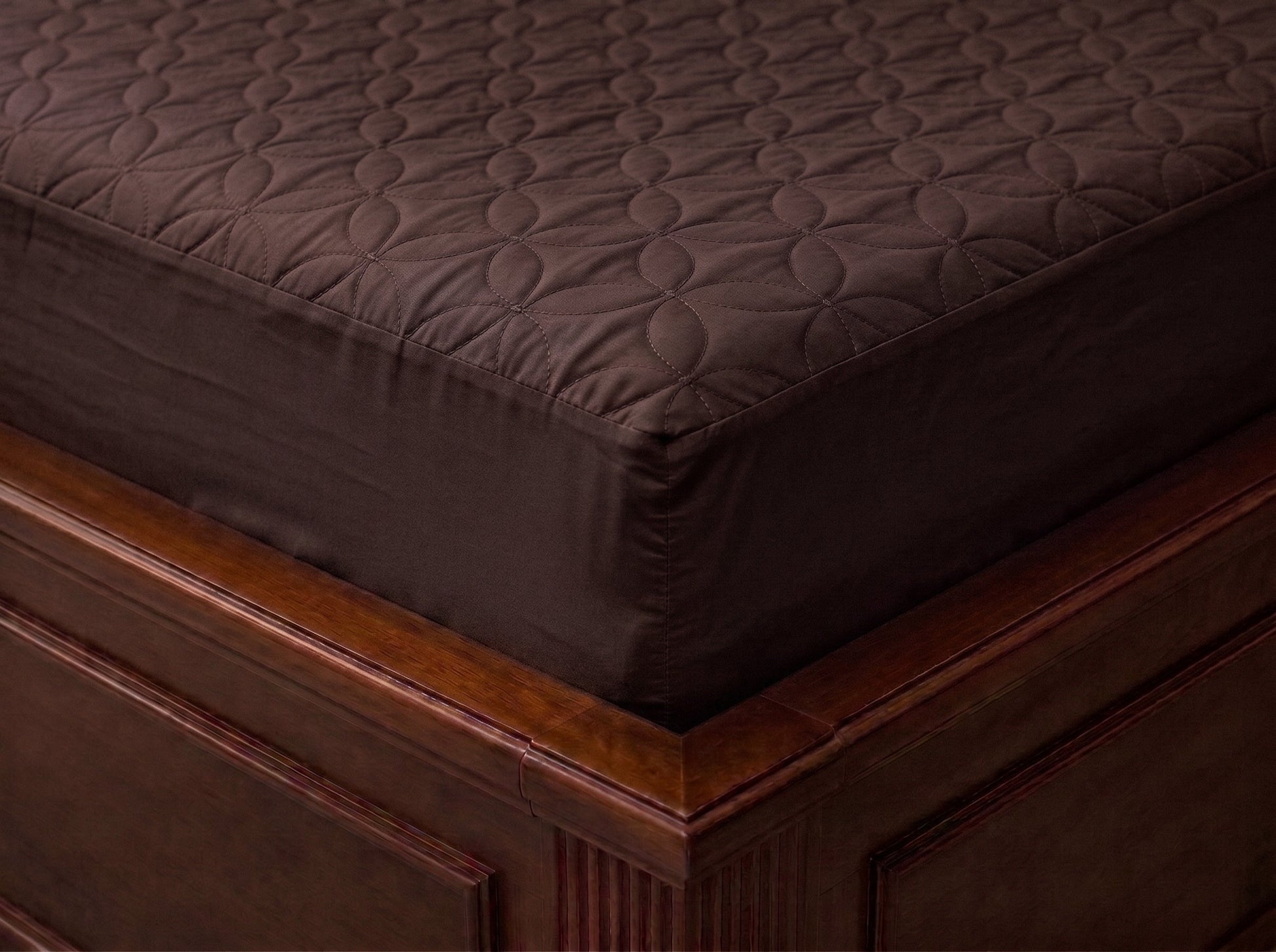 Waterproof Quilted Mattress Protector – Soft Breathable Elastic Fitted DRY HOME