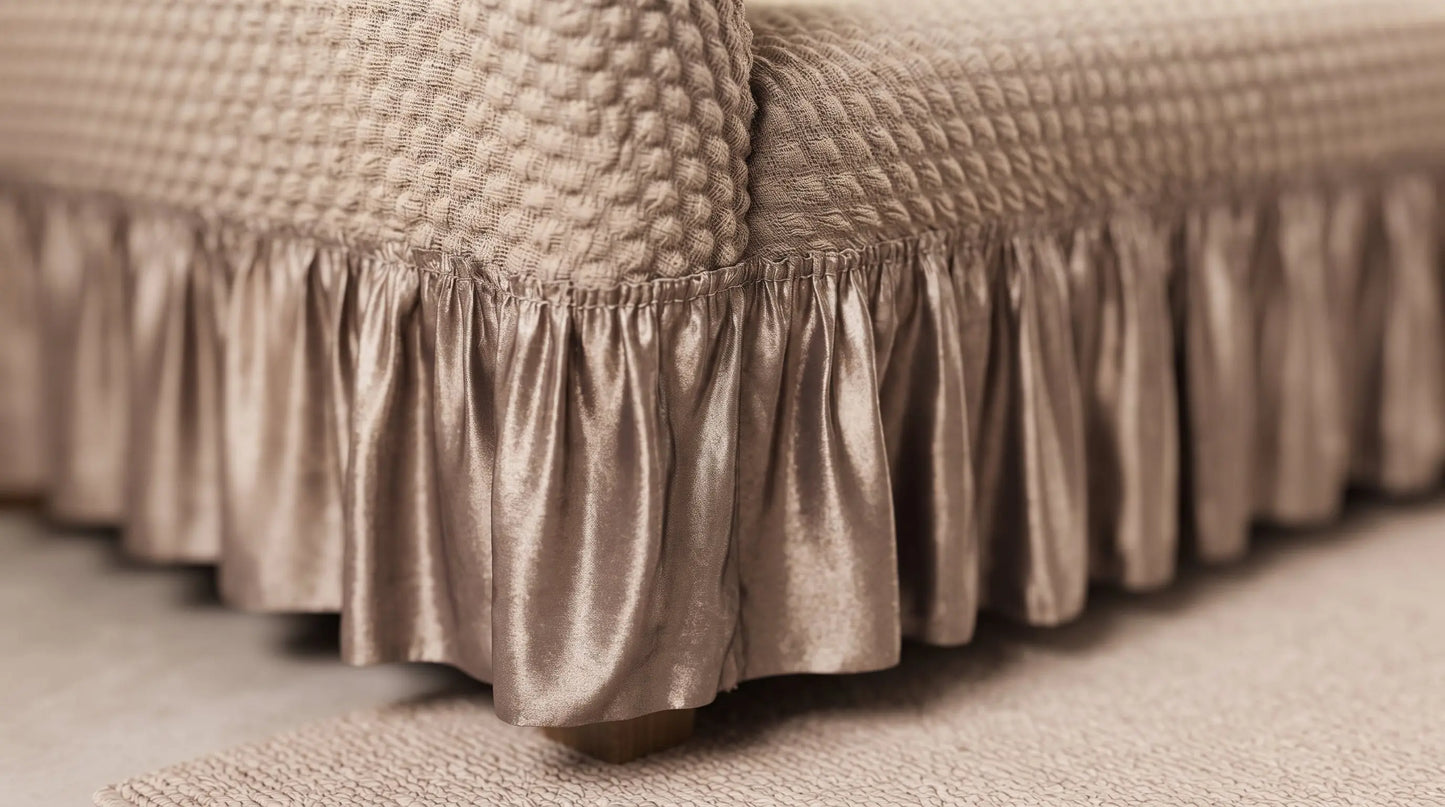 Turkish Style Bubble Sofa Cover – Stretchable Elastic Fit DRY HOME