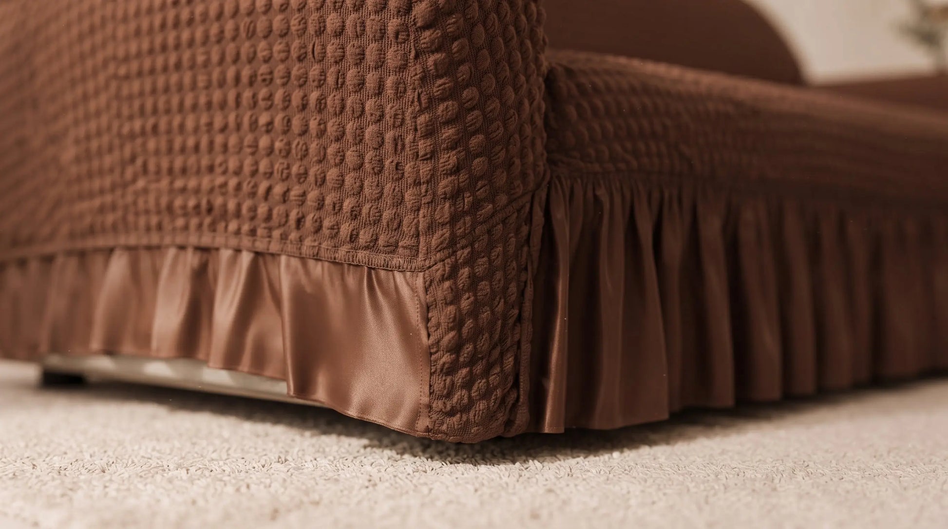 Turkish Style Bubble Sofa Cover – Stretchable Elastic Fit DRY HOME