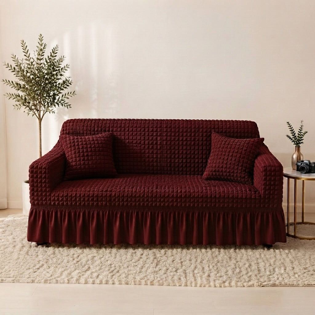 Premium Look Bubble Sofa Cover – Modern Bubble Design