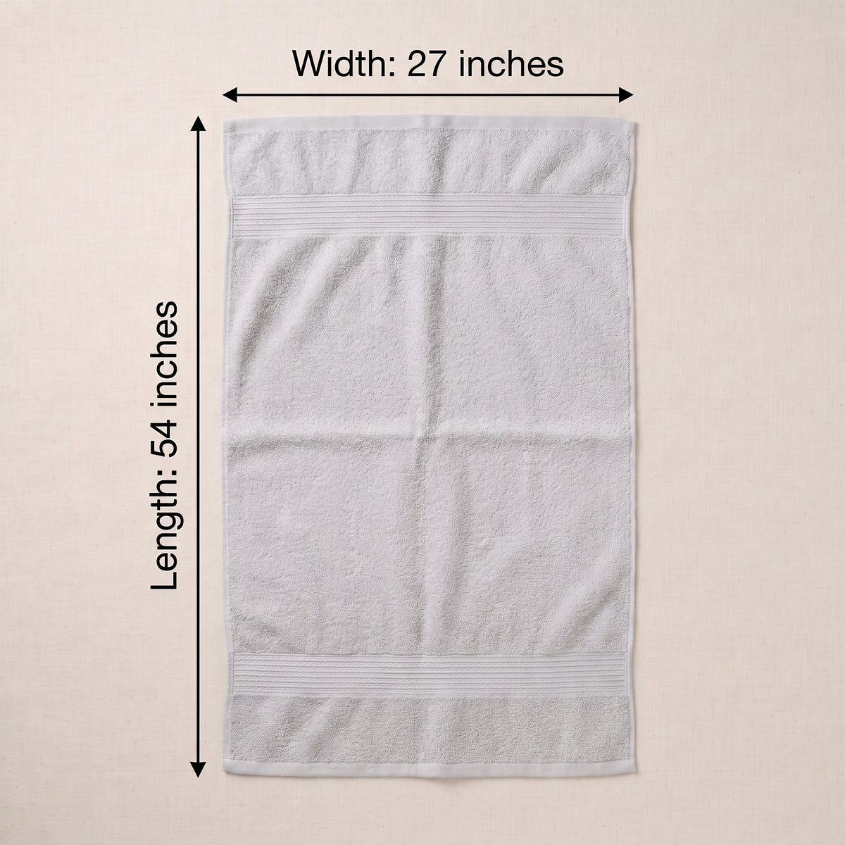 Luxury Bath Towel 27×54 Inches | Premium Quality & Soft Feel