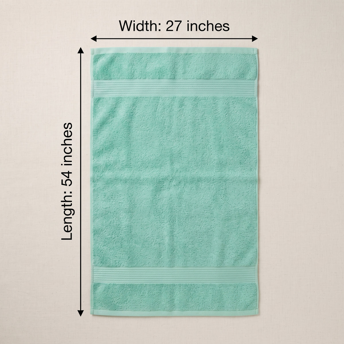 Premium Large Size luxury Bath Towel Mint Green