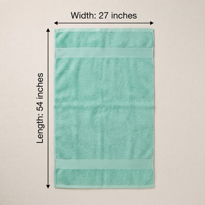 Premium Large Size luxury Bath Towel Mint Green