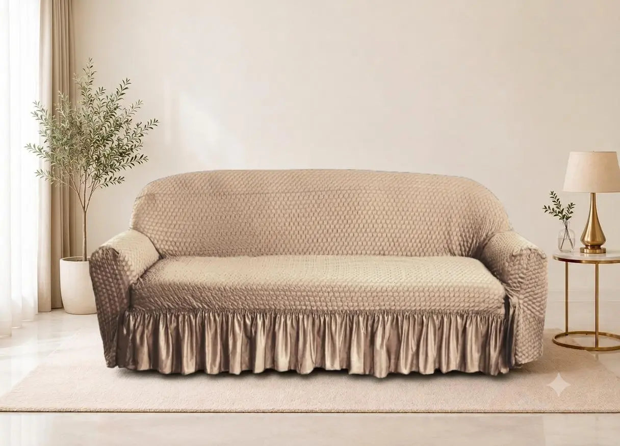 Turkish Style Bubble Sofa Cover – Stretchable Elastic Fit DRY HOME