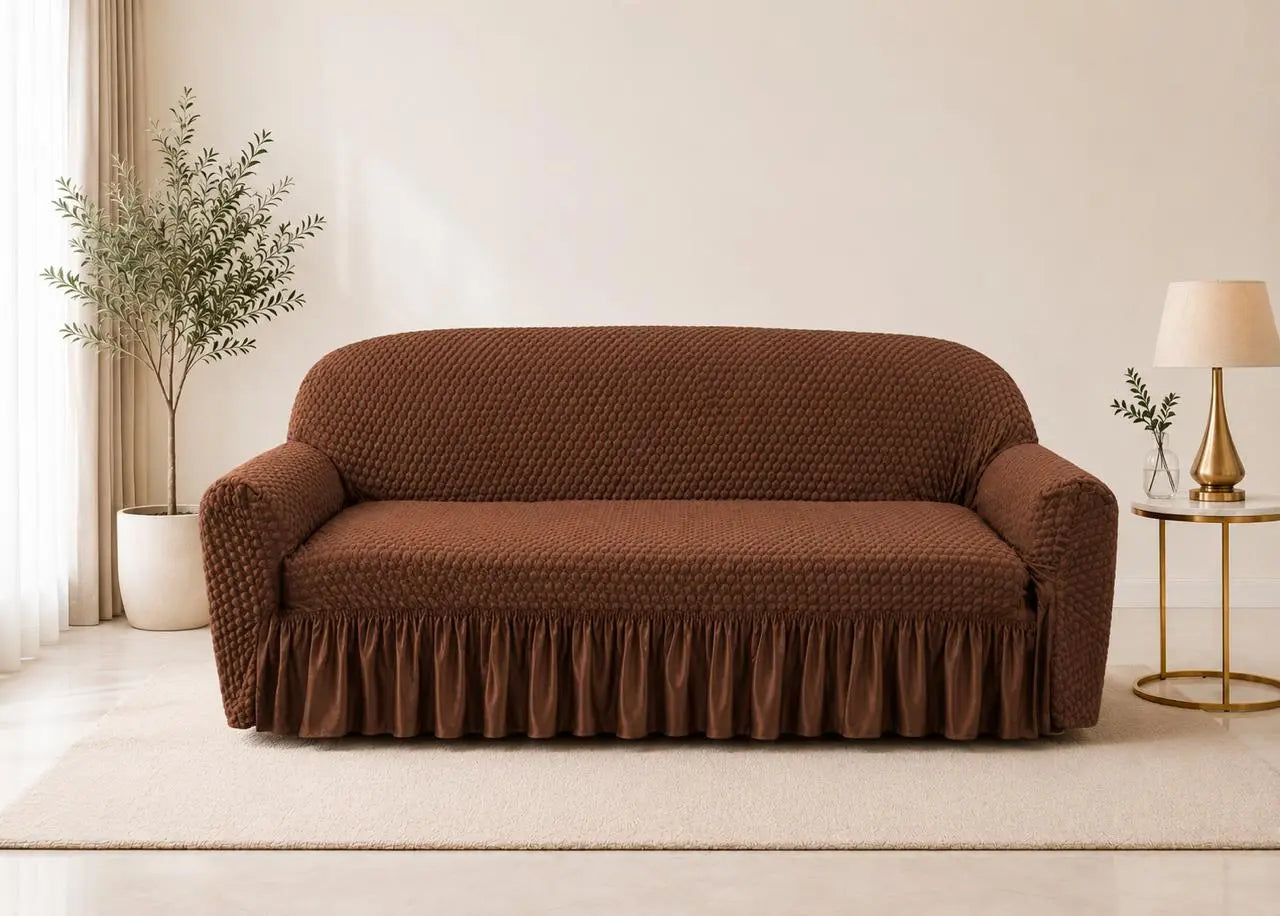 Turkish Style Bubble Sofa Cover – Stretchable Elastic Fit DRY HOME