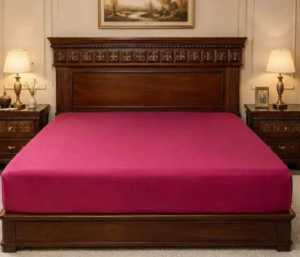 Dry Home Waterproof Fitted Mattress Protector – Breathable & Dust Mite Proof DRY HOME