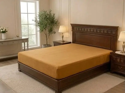 Dry Home Waterproof Fitted Mattress Protector – Breathable & Dust Mite Proof DRY HOME