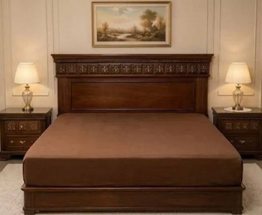 Dry Home Waterproof Fitted Mattress Protector – Breathable & Dust Mite Proof DRY HOME