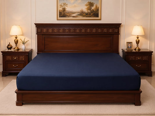 Dry Home Waterproof Fitted Mattress Protector – Breathable & Dust Mite Proof DRY HOME