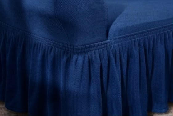 Turkish Mesh Fitted Sofa Cover Blue – Stretchable Breathable Fabric | Dry Home