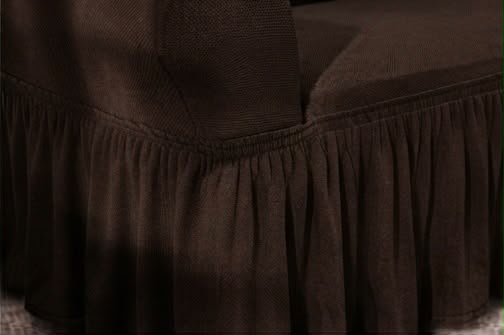 Turkish Mesh Fitted Sofa Cover Coffee Brown- Breathable Stretchable - All Sizes | Dry Home