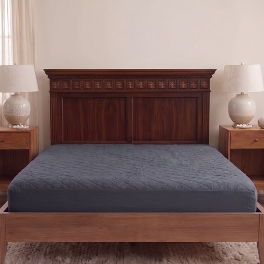 Waterproof Quilted Mattress Protector – Soft Breathable Elastic Fitted DRY HOME