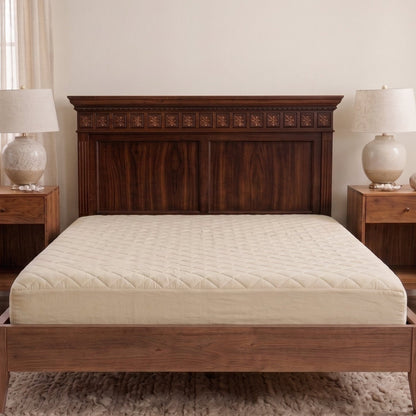 Waterproof Quilted Mattress Protector – Soft Breathable Elastic Fitted DRY HOME